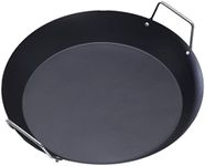 IMUSA USA Paella Pan with Metal Handle, 15-Inch, Black