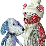 My Fabric Heaven Two Discounted Sewing PATTERNS Independent Design. Dainty Dachshund Sausage Dog Keepsake & Jingle Christmas Memory Teddy Bear with Easy Photo Tutorial Style Instructions. Free Post