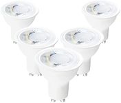 G10 LED Spot Light Bulb, MATCHEASY 5W(50W Halogen Equivalent) AC 230V 8 LEDs 545LM 6000K White, 45° Beam Angle, LED Replacement for Recessed Track Lighting, Dimmable, Flicker-Free, 5 pcs