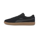 PUMA Unisex Smash V2 Low-Top Sneakers, Black Black, 8.5 UK