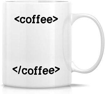 Retreez Funny Mug - Coffee Coding Coder Programmer Software Engineer Developer 11 Oz Ceramic Coffee Mugs - Funny, Sarcasm, Inspirational Birthday Gifts for Friends, Coworkers, Siblings, dad, mom