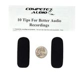 Compete Audio SH50 foam replacement microphone windscreens (microphone covers) (2-pack) for use with Sennheiser Aviation headsets