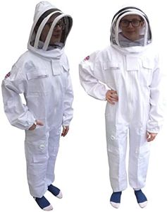 AGS Beekeepers children's cotton beekeeping suit professional kids bee suit protective suit child's (XS)