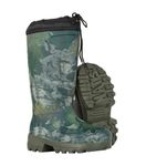 NAT'S 1530, Ultra Light EVA Waterproof Wellington Boots with Removable Foam Lining, Warm and Waterproof, Comfort zone of -58°F / -50°C, Camo, 10