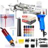 BESGEER Rug Tufting Gun with Carpet Trimmer Kit, Rug Gun with Tufting-Shears with Tufting Cloth, 2 in 1 Cut & Loop Pile Carpet Gun and Carving Clippers, Tufting Gun Machine Kit for Beginners