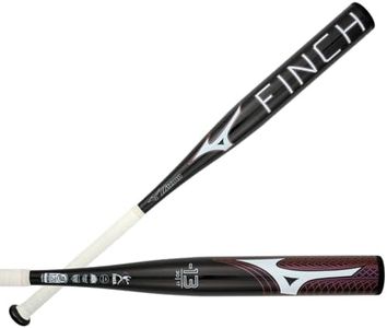 Mizuno Finch Fastpitch Softball Bat (-13) | Womens Aluminum Fast Pitch BAT | BLK Iridescent | 17OZ | 32 INCHES