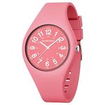 GOLDEN HOUR Analog Unisex Watches Waterproof Sports Digital Ladies Watches for Men, Nurse Medical Professionals, Students, Boys, Girls - Time Glowing Easy to Read Dial, Silicone Strap Womens Watch