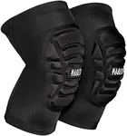 Klein Tools 60492 Knee Pads, Lightweight Padded Knee Sleeves, Breathable Mesh Back, Elastic Cuff with Slip-Resistant Silicone, Black, M/L