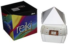 Jiten Pyramid Plastic Reiki Pyramid - Great Tool for Enhancing The Power of Distance Healing- 15x15x17, Multicolour