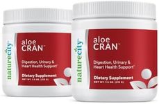 NatureCity Aloe-Cran Sugar Free Drink Mix Supplement| Aloe vera and Whole Cranberry Powder with Dietary Fiber| Supports Digestion and Energy Levels|Great Sugar-Free Taste - 60 Servings