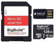 BigBuild Technology 128GB Ultra Fast 100MB/s U3 microSDXC Memory Card for Samsung Galaxy A11, A12, A13, A20s, A23, A33 Mobile