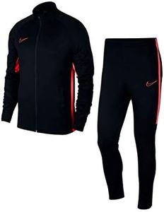 Nike Men M NK DRY ACDMY K2 Tracksuit - Black/Ember Glow, X-Large