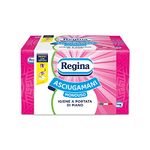 Regina Disposable Towels - Pack of 100 Services, Practical and Hygienic Disposable Towels, 100% FSC Cellulose, Biodegradable, Dispenser Pack