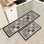 Kitchen Mat Sets Non slip Washable,