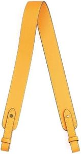 jiesinlov Genuine Leather Shoulder Bag Straps Replacement for Picotin Handbags (Gold Yellow-L)
