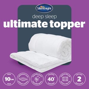 Silentnight King Mattress Topper – 5cm Thick, Soft Comfort