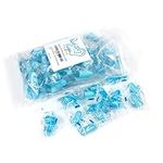 Quality Foam Blue Earplugs - 50 Pairs Bulk Pack, 32db High Decibel Noise Cancelling Ear Plugs for Sleeping, Snoring, Work, Construction, Woodworking - Disposable, Soft, Comfortable, & Soundproof