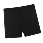Maternity Shorts, Modal Maternity Leggings Shorts, High Elasticity Adjustable Waist Belt Pregnancy Shorts for Lounge Sports Yoga (Black)
