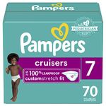 Pampers Diapers Size 7, 70 Count - Cruisers Disposable Baby Diapers