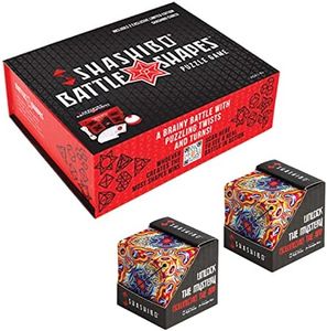 SHASHIBO Bundle - Shashibo Battle Shapes Magnetizing Puzzle Game and 2 x Spaced Out Cubes