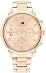 Tommy Hilfiger Isabel IP Stainless Steel Women's Watch, 38 mm Size, Rose Gold/Gold