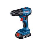 BOSCH GSB 185-Li Professional Kit | Brushless Motor | Speed (1st/2nd)- 0-500/0-1900 RPM | Chuck Size 13 mm | Manufacturing & Construction Use | 2 Batteries & 1 charger Included| 1 Yr Warranty