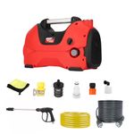 STARQ W3A 4-GEN | 250 Bar 2300W | Heavy Duty High Pressure Washer for Car, Bike, Home | Red