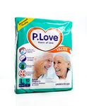 P.LOVE Adult Diapers - L (White)