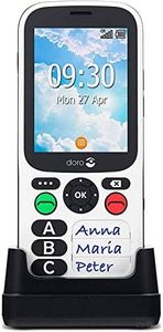 Doro Secure 780X IUP 4G seniorentelefoon / zorgtelefoon met noodknop, automatische valdetectie, alarmknop met GPS-localisatie en 3 sneltoetsen voor contactpersonen. 5 min instelwerk, super eenvoudig i