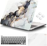 iCasso MacBook Pro 13 inch Case 2023 2022 2021 2020-2016 Release A2338M2/M1/A2159/A1989/A1706/A1708, Plastic Hard Shell Case with Keyboard Cover Compatible Newest MacBook Pro 13"- Lightning