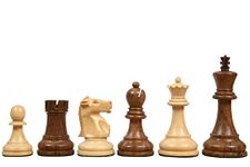 Chessbazaar 1972 Reproduced Fischer-Spassky Staunton Weighted Chess Set Chess Pieces Only in Sheesham Wood & Boxwood 3.75" King | 2 Extra Queens | Board Games Accessories
