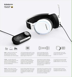 SteelSeries Arctis Pro GameDAC White – High-Res Gaming Headset
