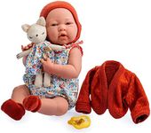 JC Toys - Nature Collection | Original La Newborn | Anatomically Correct Real Girl Baby Doll Gift Set | 15" All-Vinyl | Made in Spain | Designed by Berenguer | Ages 2+