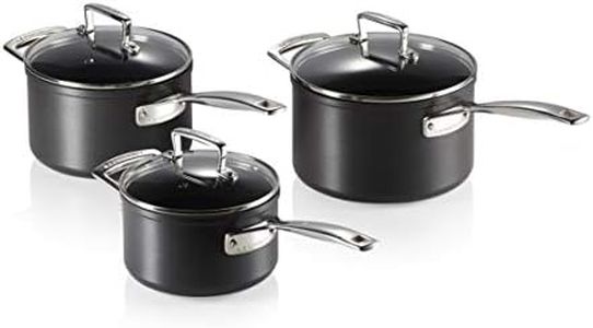 Le Creuset Toughened Non-Stick Saucepan (3 Pieces Set)