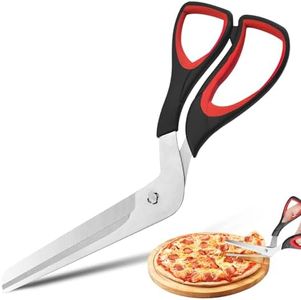 Forbici per Pizza, Forbici da Cucina in Acciaio Inossidabile - Tagliapizza Multifunzionale - Lama Affilata per Tagli Precisi - Manico Ergonomico - Facili da Pulire (27CM)