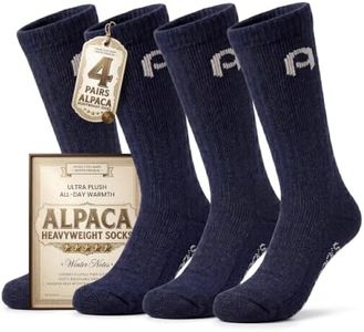 Alpacaparty Alpaca Socks for Men & Women Heavyweight Thermal Boot Socks