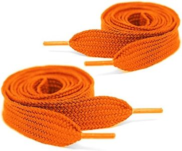 Mercury + Maia Thick Fat Shoe Laces for Sneakers - Chunky Jumbo Wide Shoelaces - Stay Tied - USA Made (40, Neon Orange)