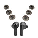 kwmobile 6x Replacement Ear Tips Compatible with JBL Live Pro 2 TWS - Set of Silicone Eartips for Earbuds Headphones