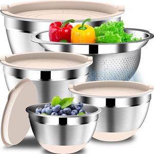Mixing Bowls With Airtight Lids Set