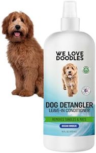 We Love Doodles Dog Detangler Spray - Leave-in Conditioner for Dogs - Dog Detangling Spray - Dematting Spray for Dogs - Tangle Remover - Made in The USA - Large 16 fl oz (Ocean Breeze)