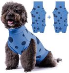 Comwish 2 Packs Dog Recovery Suit F