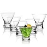 MOTYYA Martini Glasses Set of 6, 8o