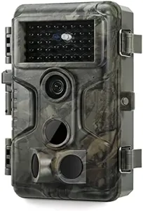 GardePro A3S Trail Camera, 64MP 1296p Game Camera with Clear 100ft No Glow Night Vision, Fast 0.1s Trigger Speed Motion Activated Waterproof, H.264 MP4 Video