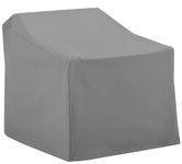 Crosley Furniture CO7500-GY Heavy-Gauge Reinforced Vinyl Outdoor Chair Cover, Gray