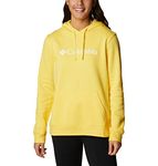 Columbia Women's Trek Graphic Hoodie, Sun Glow/Gem Columbia, Small