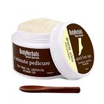 BodyHerbals Foot Scrub 1 minute Pedicure | 100% Natural with Goodness of Tea Tree, Lemon & Vitamin B3 | Anti- pigmentation & Cracked Heel Therapy| Exfoliating, Heal and Repair Scrub| Anti Fungal & Dead Skin Removal | 125 gms Paraben and SLS Free- Beauty, Skin Care