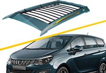 Goldsun trendy spectacular multi-functional|body colour car Styling|Roof top Luggage Carrier with eye catchy styling graphics|for Mahindra Marazzo|2018 - present|all variants|GLC 405 ABS -Aqua Marine|