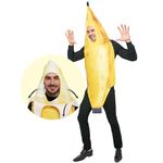 Spooktacular Creations Realistic Banana Costume for Adult Halloween Costume, Theater Plays, Outdoor Activity (Small)