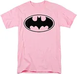 Popfunk Batman Logo T Shirt & Stickers (XX-Large) Pink