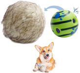 Nocciola Wobble Giggle Ball for Dogs, Interactive Dog Toys for Boredom, Squeaky Ball Dog Toys to Keep Them Busy, Pet Toys for Small Medium Large Dogs, Fun Giggle Sounds When Rolled or Shaken (S)